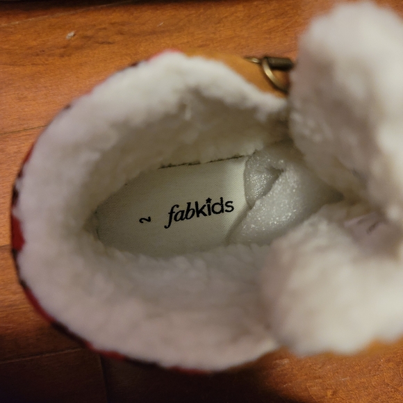 Boy's Buffalo check high top shoes - Picture 5 of 5